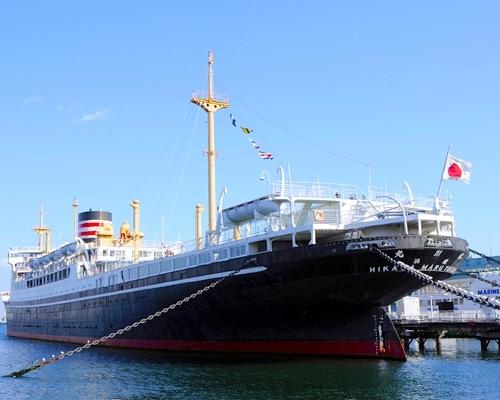 あのチャップリンも乗船！横浜港に浮かぶ文化財「日本郵船氷川丸」