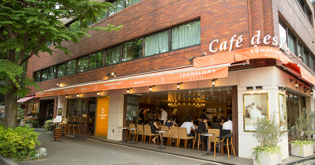 都内の「テラス席」があるカフェ⑦ソムリエ'sハウス