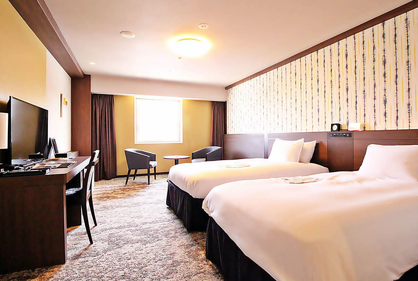 心地よさと機能性を併せ持つ、快適な客室