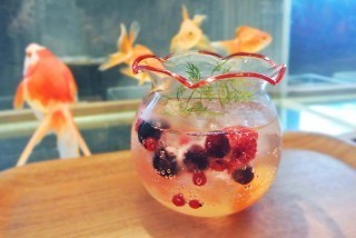すみだ水族館の「お江戸の金魚ワンダーランド」で夏を満喫！④オリジナルドリンクが素敵