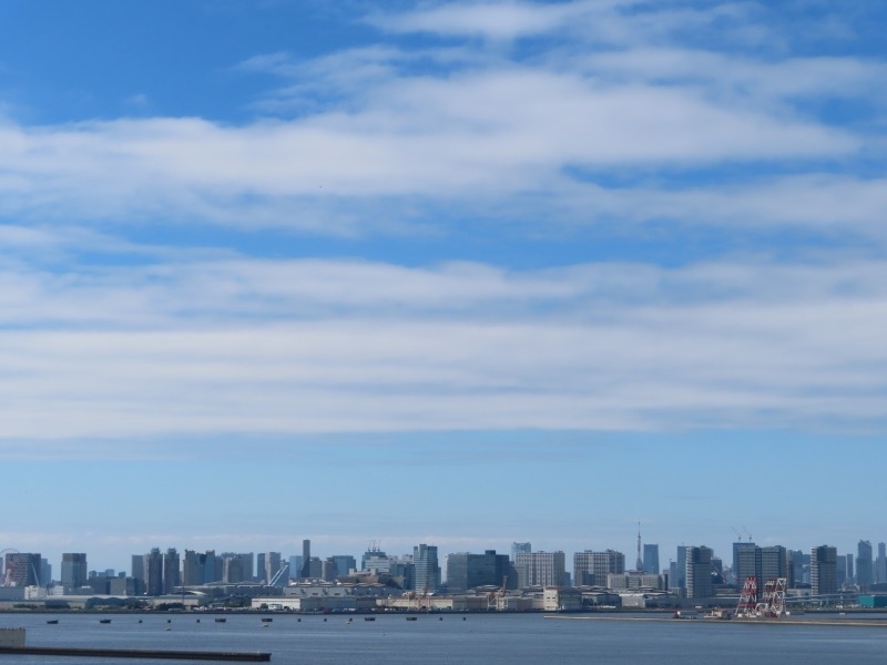 【4】若洲昇降タワー・東京ゲートブリッジから見る東京都心・臨海地域/江東区