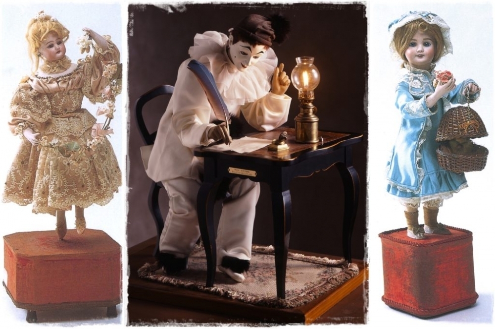 美品 REUGE 手紙を書くピエロ からくり人形 オートマタ人形 オルゴール 美品 REUGE 手紙を書くピエロ からくり人形 オートマタ人形