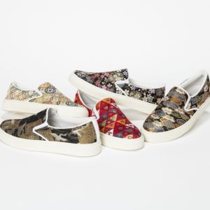 足元で映える京都の伝統工芸「西陣織」の美しさに魅了！ スニーカーブランドの直営店「FUGA 京都嵐山」その0