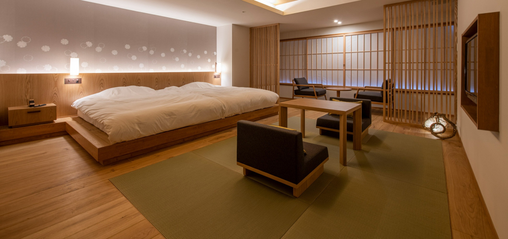多彩な部屋タイプが揃う、気品ある和の客室