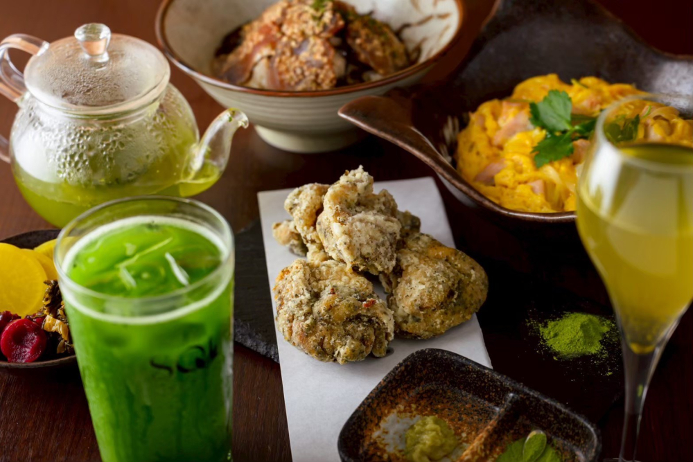 お茶を“食べる”新感覚料理