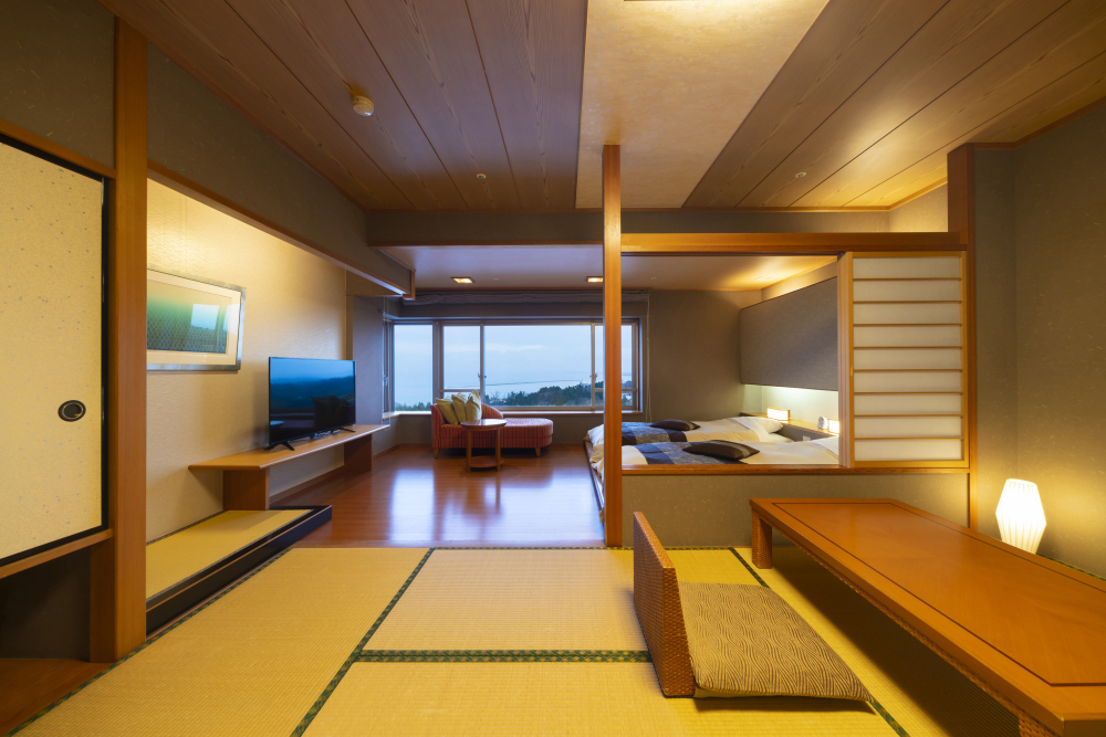 多彩なコンセプトをもつ眺望も見事な客室