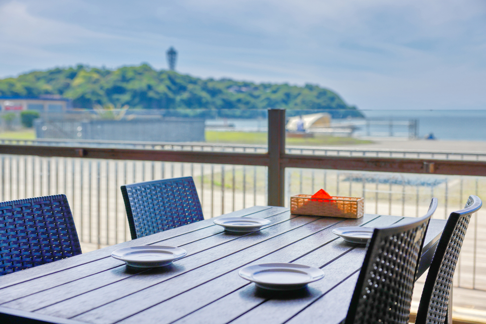 ビーチに直結した「iL CHIANTI BEACHE」