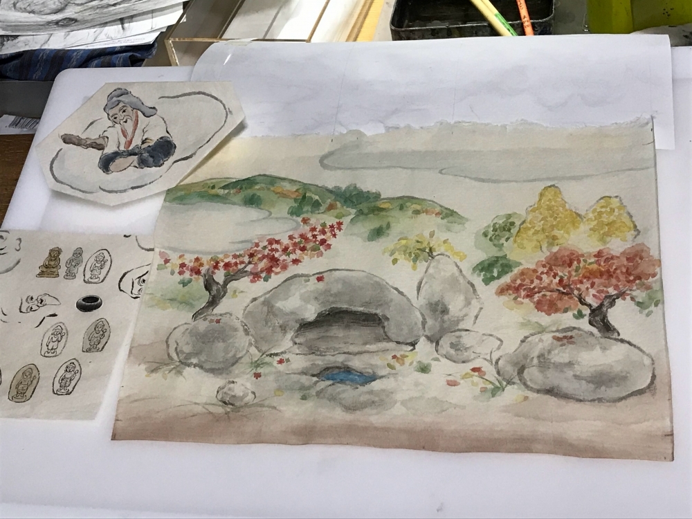 インドのオモシロ仙人が発見!? 温泉秘話を描くイラストレーター・池田衣絵さんの制作現場に密着