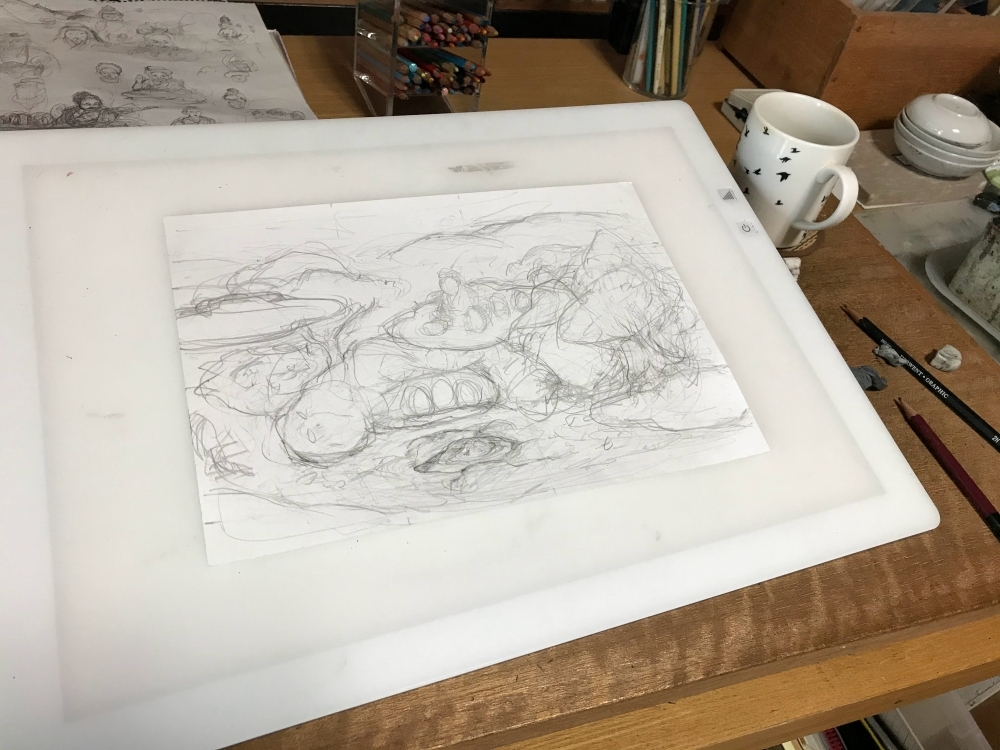インドのオモシロ仙人が発見!? 温泉秘話を描くイラストレーター・池田衣絵さんの制作現場に密着