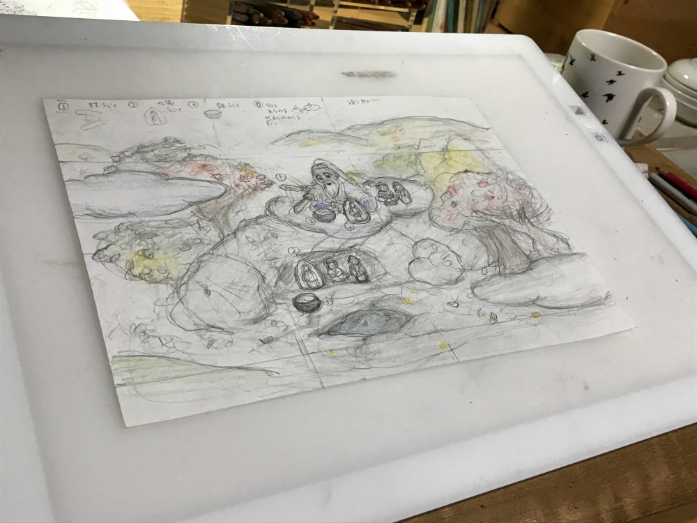 インドのオモシロ仙人が発見!? 温泉秘話を描くイラストレーター・池田衣絵さんの制作現場に密着