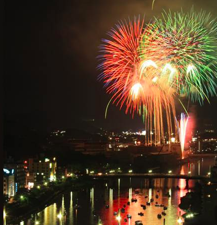 2016年♡高知「よさこい祭り」① 前夜祭では花火大会が開催!