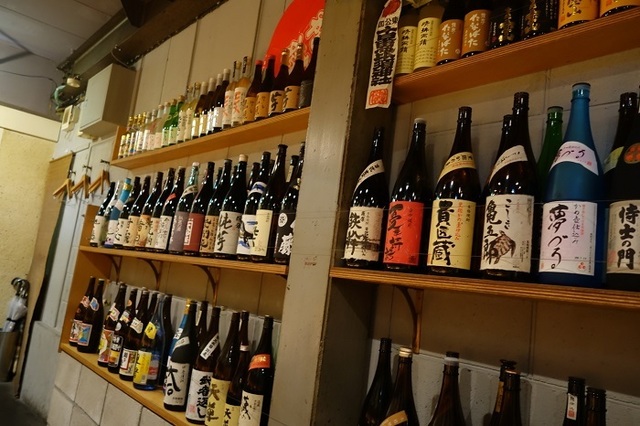 恵比寿「蟻月」の魅力②お酒の種類も豊富です